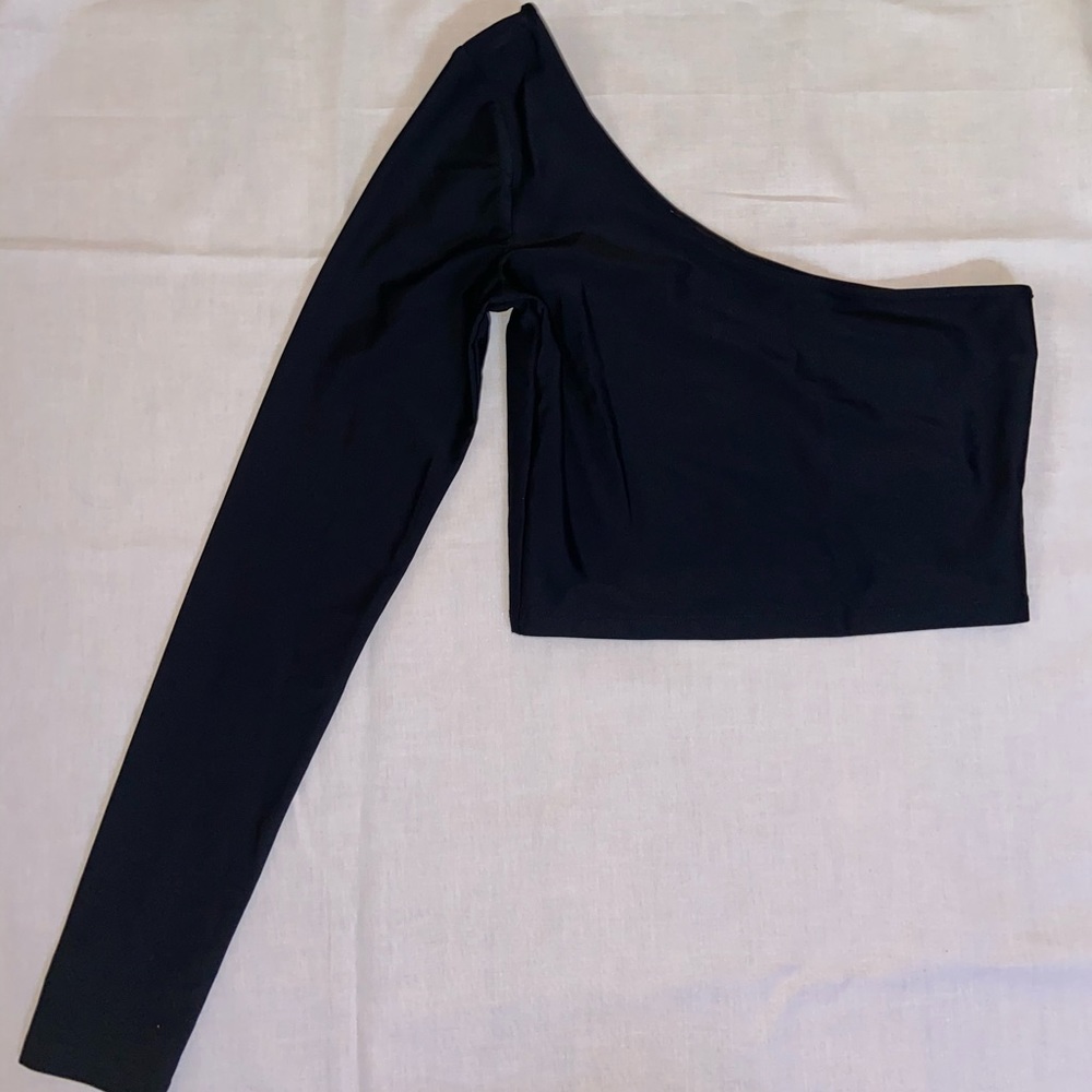 One Shoulder Crop Top
